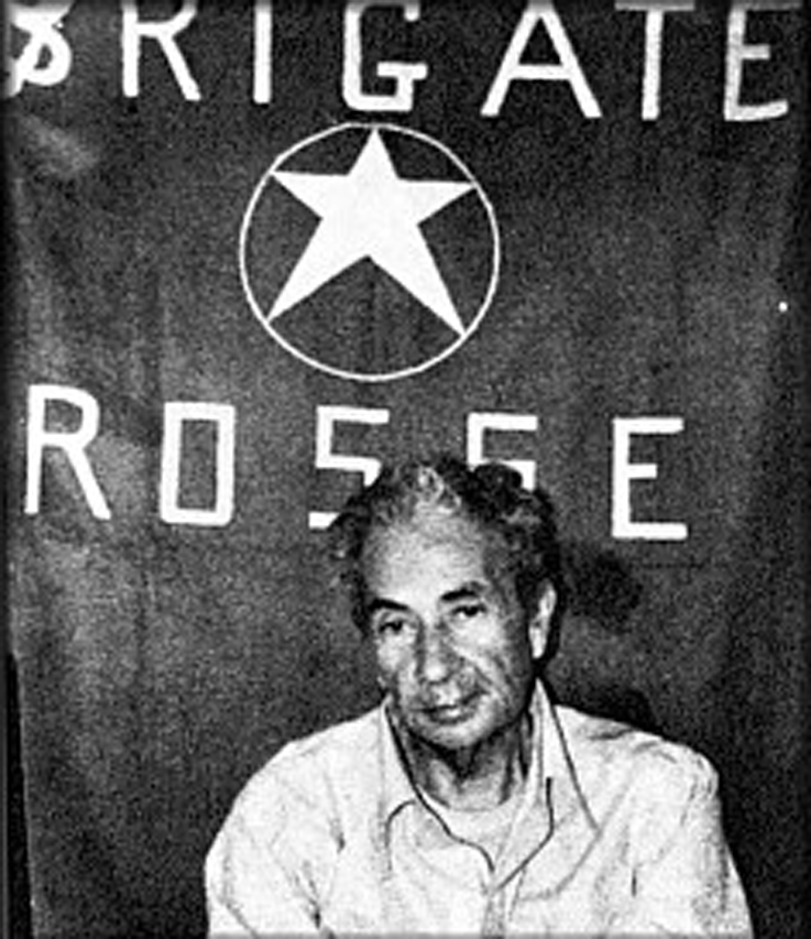 Aldo Moro photographed during his captivity by the Red Brigades in 1978