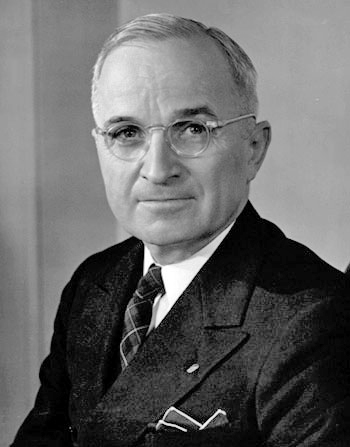 President Harry S. Truman, who authorized Operation Paperclip